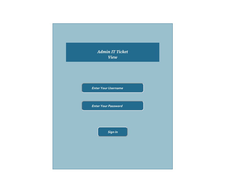admin panel