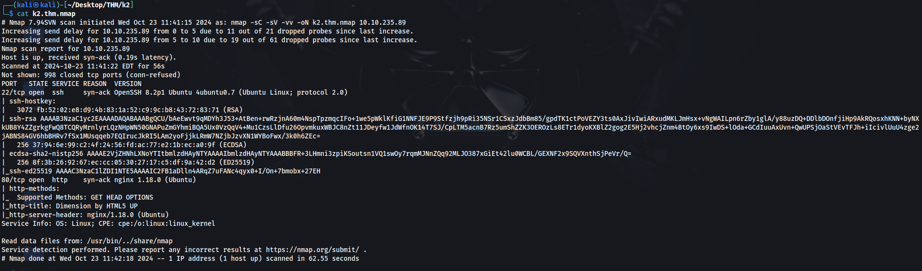 nmap scan